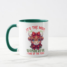 Taza Navidades Highland Cow mugs