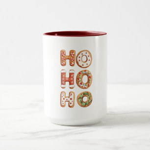 Taza Navidades Ho Ho Ho Ho Gingerbread Cookie