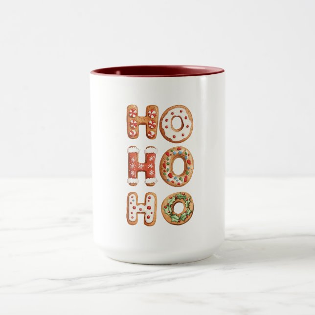 Taza Navidades Ho Ho Ho Ho Gingerbread Cookie (Centro)