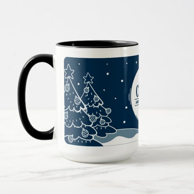 Taza Navidades ilustraciones mug (Izquierda)