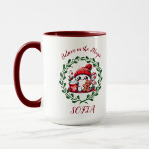 Taza Navidades inteligentes creen en la magia