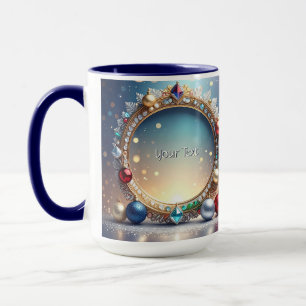 Taza Navidades Jewel Frame Holiday Mug
