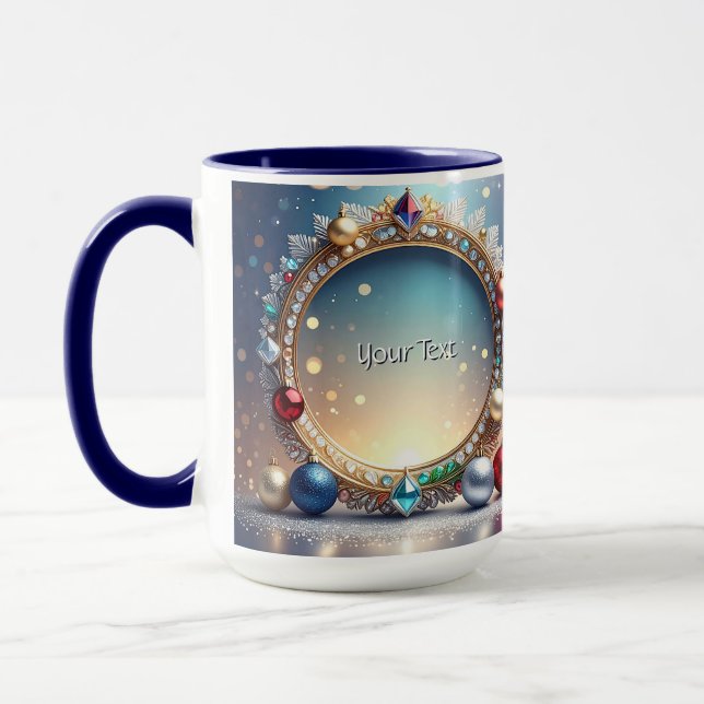 Taza Navidades Jewel Frame Holiday Mug (Izquierda)