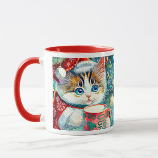 Taza Navidades Kitty Mug