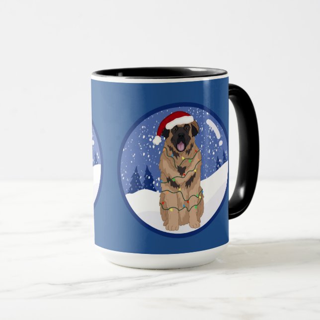 Taza Navidades Leonberger (Anverso derecho)