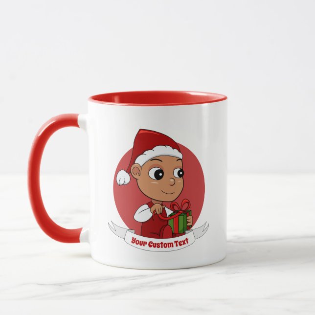 Taza Navidades lindos personalizado bebé Mug (Izquierda)