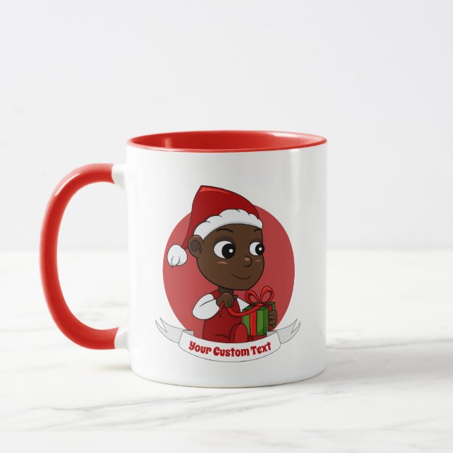 Taza Navidades lindos personalizado bebé Mug (Izquierda)