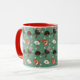 Taza Navidades Maltipoo Dogs