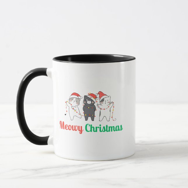 Taza Navidades Meowy (Izquierda)
