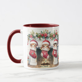Taza Navidades mimi cortos con nombres de nietos