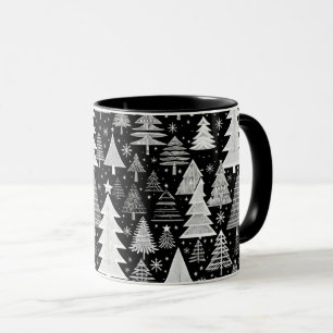 Taza Navidades monocromáticos