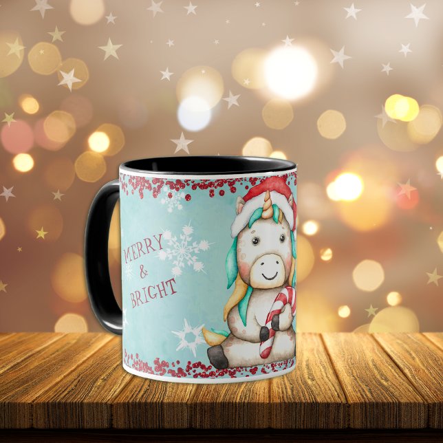 Taza Navidades moros y brillantes unicornio (Subido por el creador)