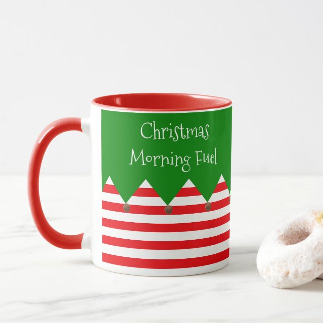 Taza Navidades Mug de combustible materno (Con donut)