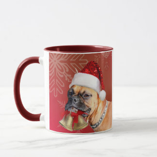 Taza Navidades Mug de perro Boxer
