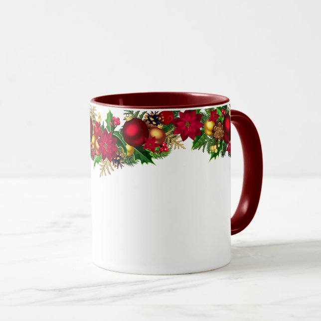 Taza Navidades Mug-Holiday Garland (Anverso derecho)