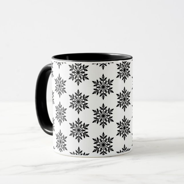 Taza Navidades Mug-Snowflakes (Anverso izquierdo)