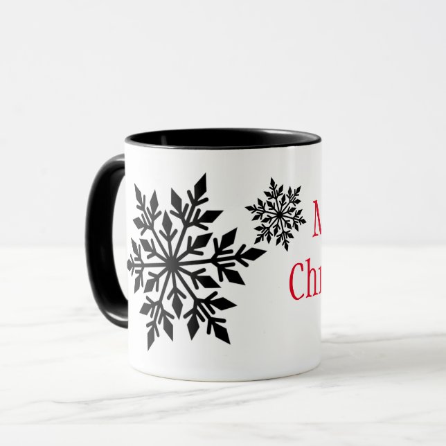 Taza Navidades Mug-Snowflakes (Anverso izquierdo)