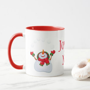 Taza Navidades Mug-Snowman-Joyeux Noel/Feliz Navidad