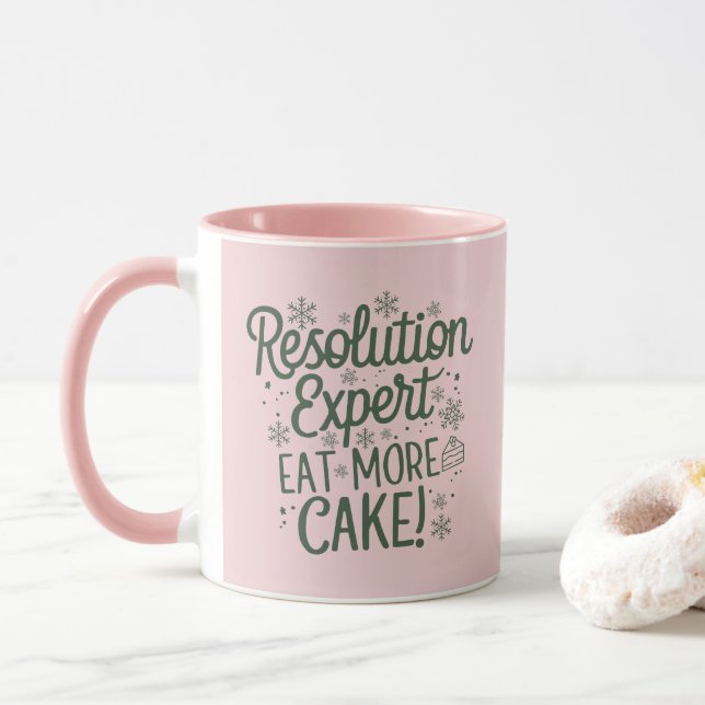Taza Navidades Mug | Vibes de vacaciones, perfectas par (Con donut)