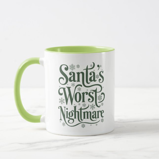 Taza Navidades Mug | Vibes de vacaciones, perfectas par (Izquierda)