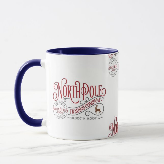 Taza Navidades Mugs de North Pole Trading Co. (Izquierda)