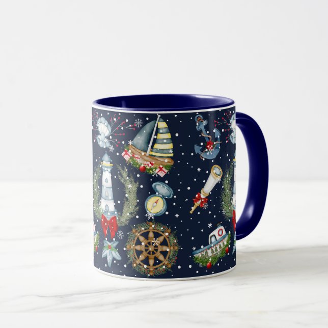 Taza Navidades náuticos (Anverso derecho)