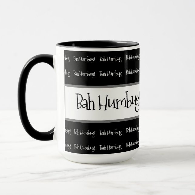 Taza Navidades negros de Bah Humbug (Izquierda)