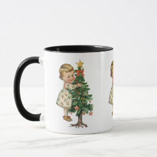 Taza Navidades Niña Bebé