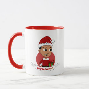 Taza Navidades niño personalizado mug