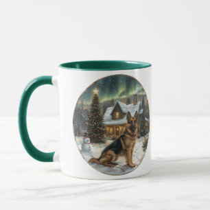 Taza Navidades Pastor Alemán