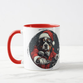 Taza Navidades Perro de montaña Bernese