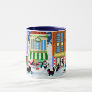 Taza Navidades Perro y tazón de compras para gato
