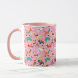 Taza Navidades perros con traje de vacaciones