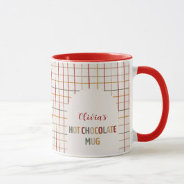 Taza Navidades personalizados Chocolate caliente Colorf