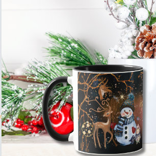 Taza Navidades Personalizados de comercio nocturno de S