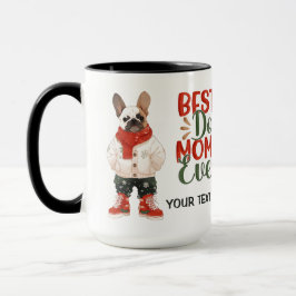 Taza Navidades Personalizados de la mejor madre del per