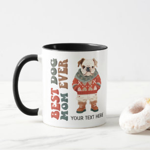 Taza Navidades Personalizados de la mejor madre del per
