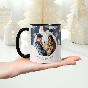 Taza Navidades personalizados foto-taza con nombre fami