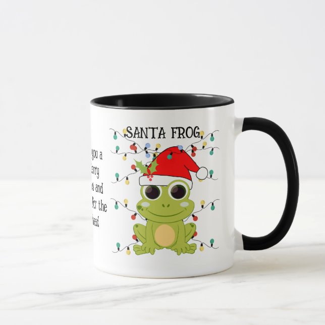 Taza Navidades personalizados SANTA FROG (Derecha)