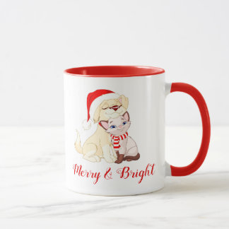 Taza Navidades personalizados y cortos atragantan perro