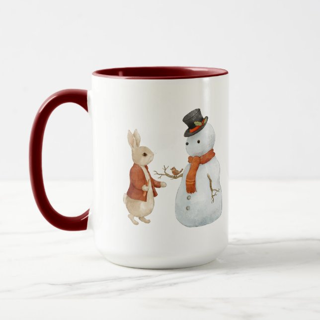 Taza Navidades Peter Rabbit Vintage (Izquierda)