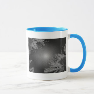 Taza Navidades Poinsettia Black And Gray I