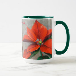 Taza Navidades Poinsettia Mug