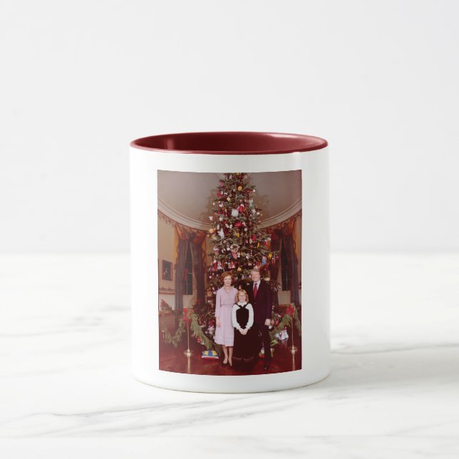 Taza Navidades Presidente James Jimmy Carter Casa Blanc (Centro)