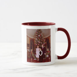 Taza Navidades Presidente James Jimmy Carter Casa Blanc