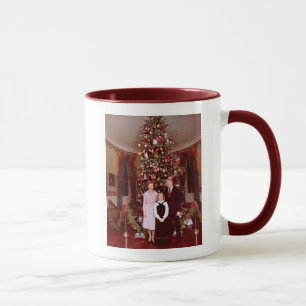Taza Navidades Presidente James Jimmy Carter Casa Blanc