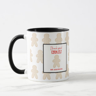 Taza Navidades profesor de galletas inteligentes ginger