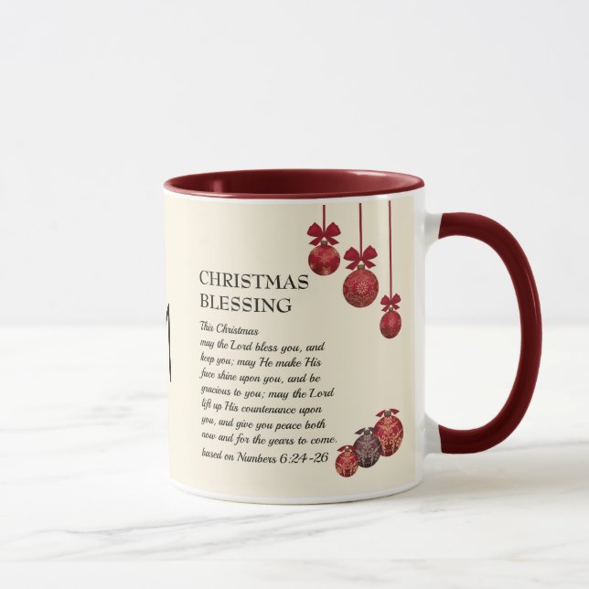 Taza Navidades PUEDEN QUE JEHOVAH TE BENDIGA EL Monogra (Derecha)
