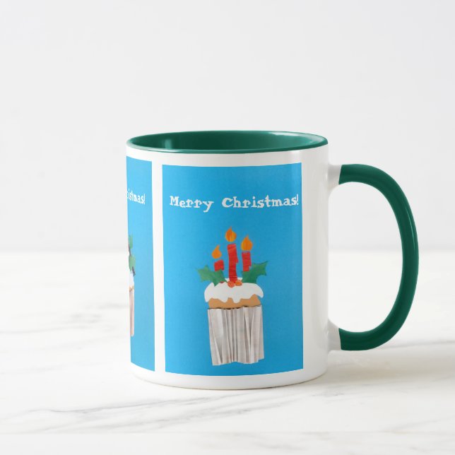 Taza Navidades quequito Ringer Mug. (Derecha)