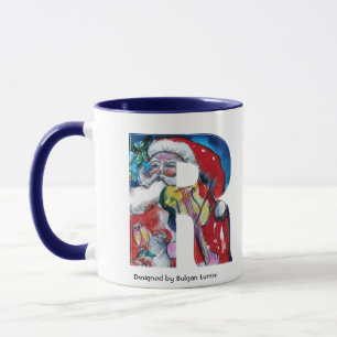 TAZA NAVIDADES R CARTA / SANTA CON MONOGRAMA VIOLÍN